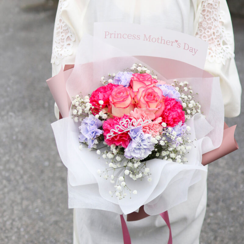 母の日ティアラブーケ
