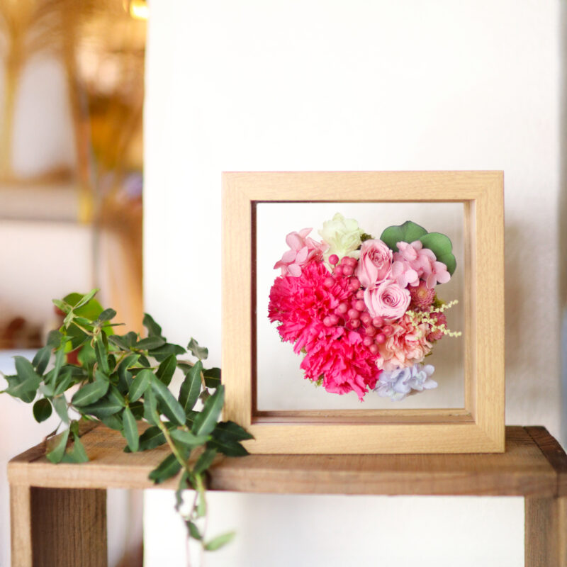 母の日プリザーブドフラワー　ピンク